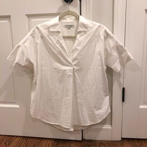 Madewell Courier Button Back shirt